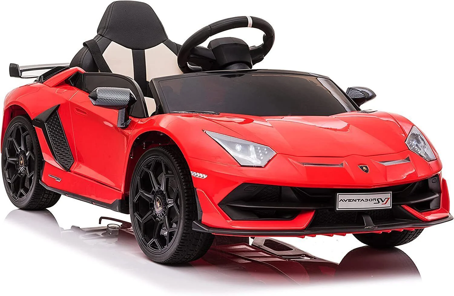Licensed Lamborghini 12V Ride-On Car with Parental Remote Control and 3 Adjustable Speeds - Image 14