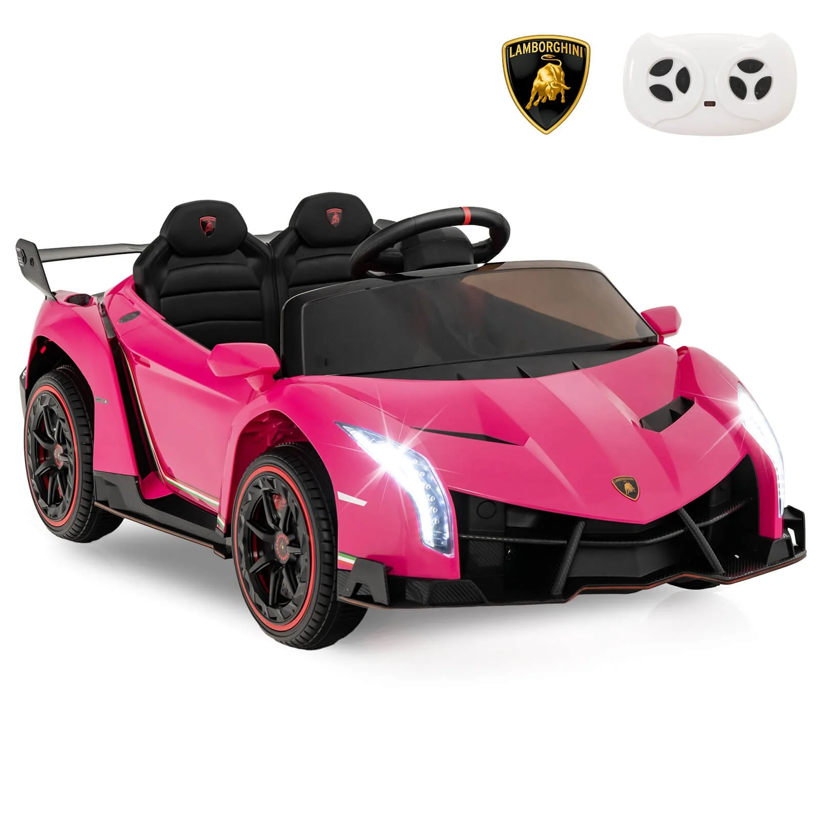 Licensed Lamborghini 4WD 12V Battery-Powered Kids Ride-On Sports Car with 2.4G Remote Control - Image 13
