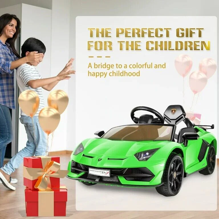Licensed Lamborghini Electric Ride-On Car for Kids with Remote Control, MP3 and USB Connectivity - Image 38