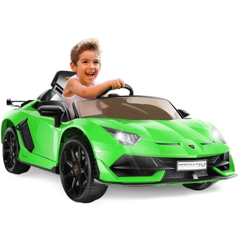 Licensed Lamborghini Electric Ride-On Car for Kids with Remote Control, MP3 and USB Connectivity - Image 4