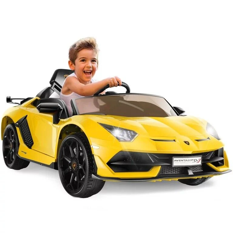 Licensed Lamborghini Electric Ride-On Car for Kids with Remote Control, MP3 and USB Connectivity - Image 9