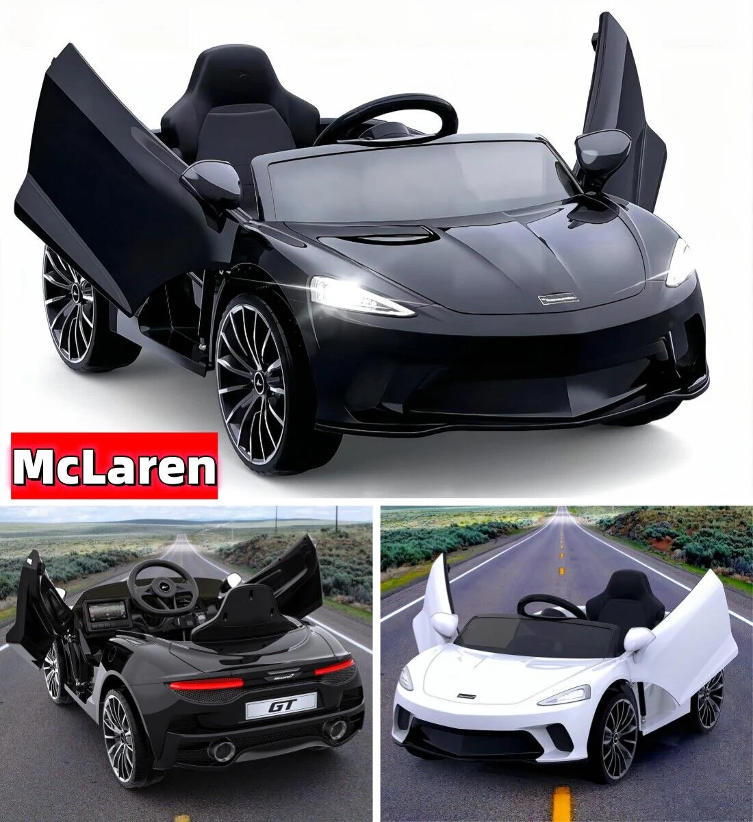 Licensed Lamborghini McLaren 12V Electric Ride-On Car for Kids with Remote Control - Image 4