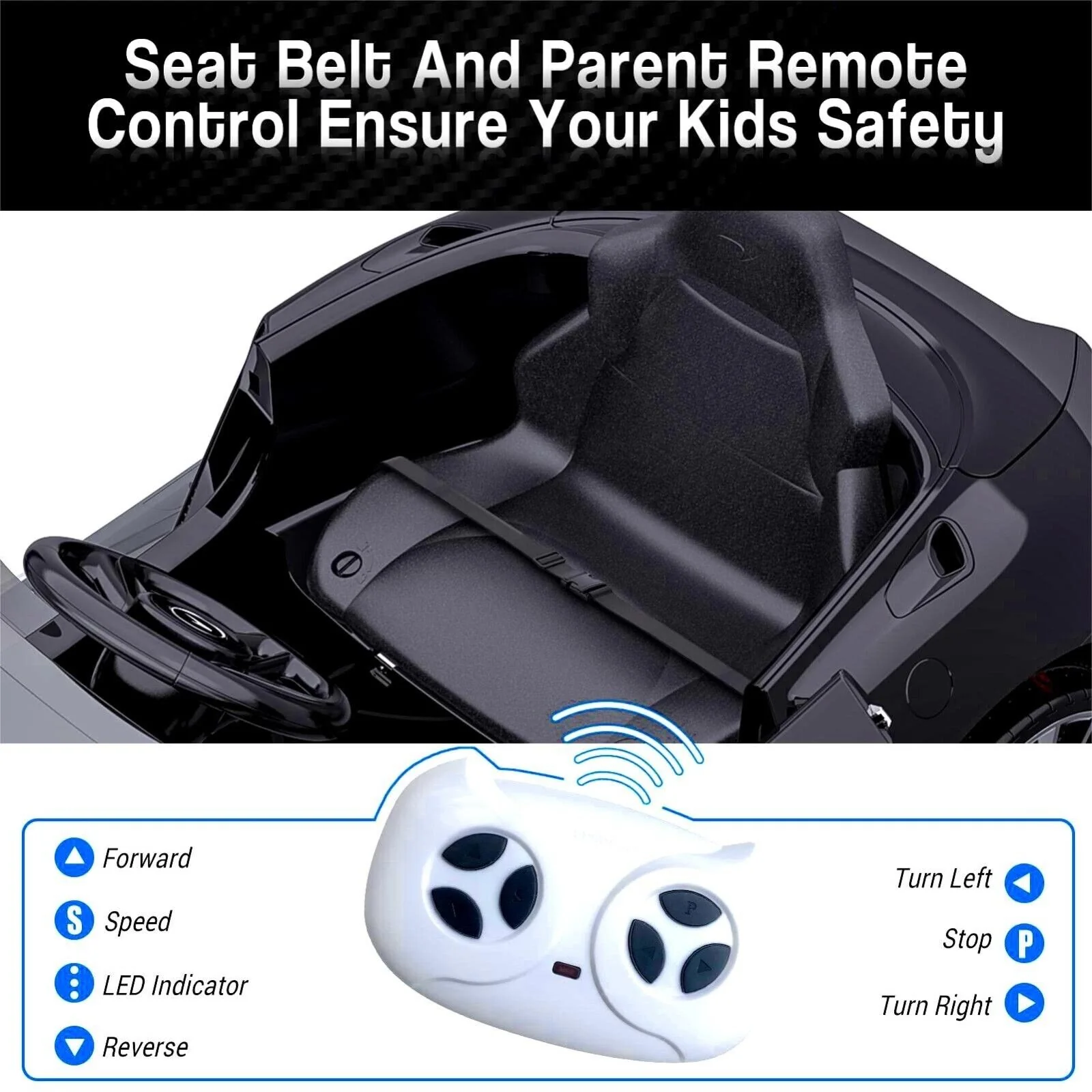 Licensed Lamborghini McLaren 12V Electric Ride-On Car for Kids with Remote Control - Image 41