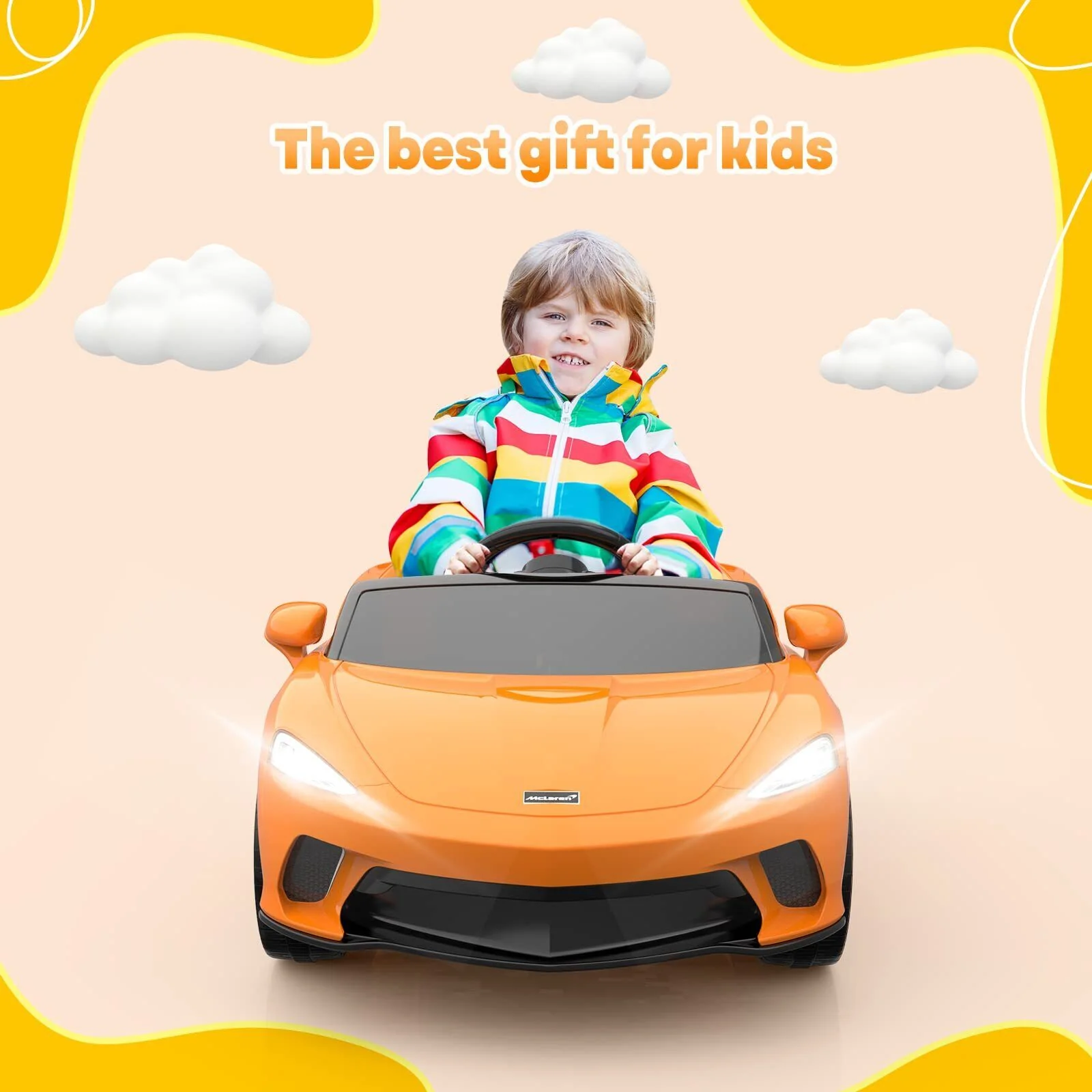 Licensed Lamborghini McLaren 12V Electric Ride-On Car for Kids with Remote Control - Image 67