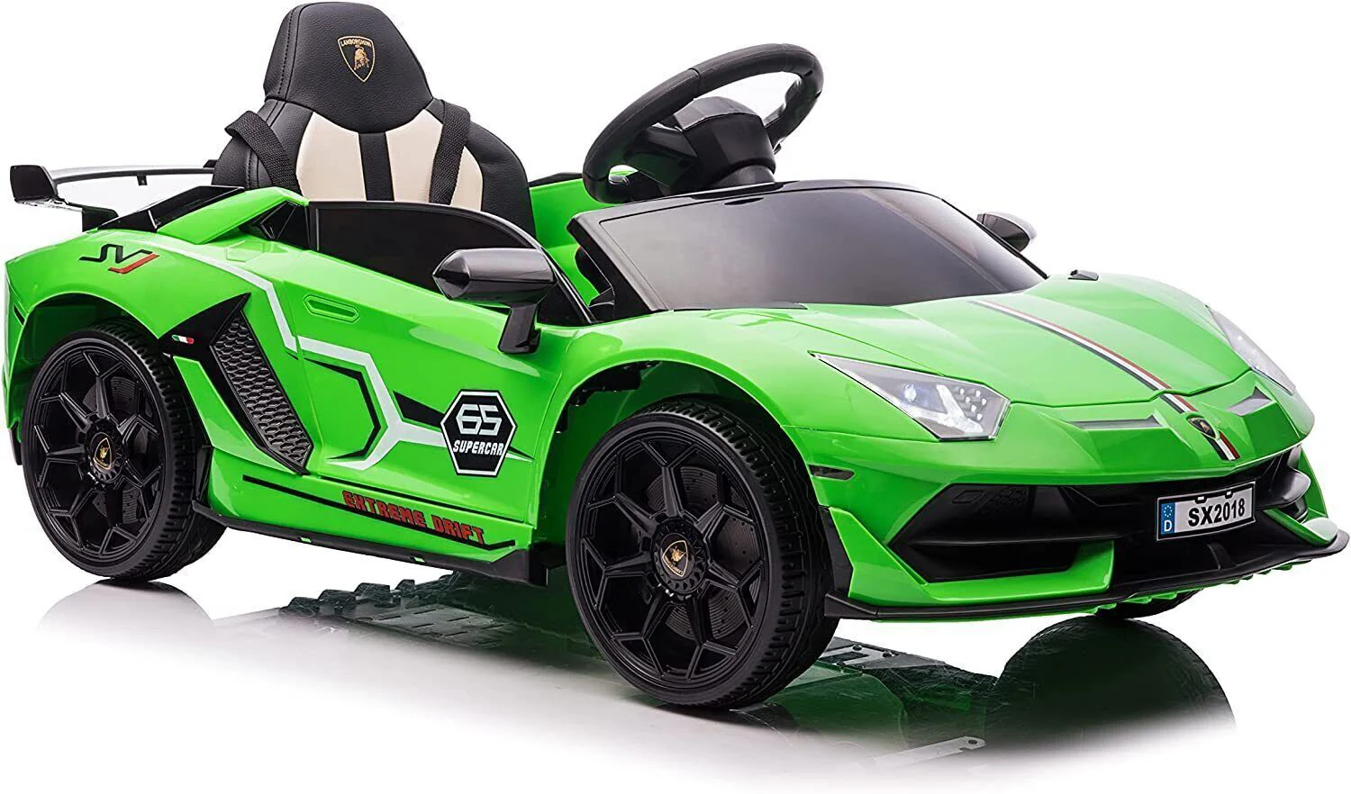 Licensed Lamborghini Ride-On Car Toy with Hydraulic Door and 3-Speed Function - 2x35W Motor, 12V Battery - Image 33