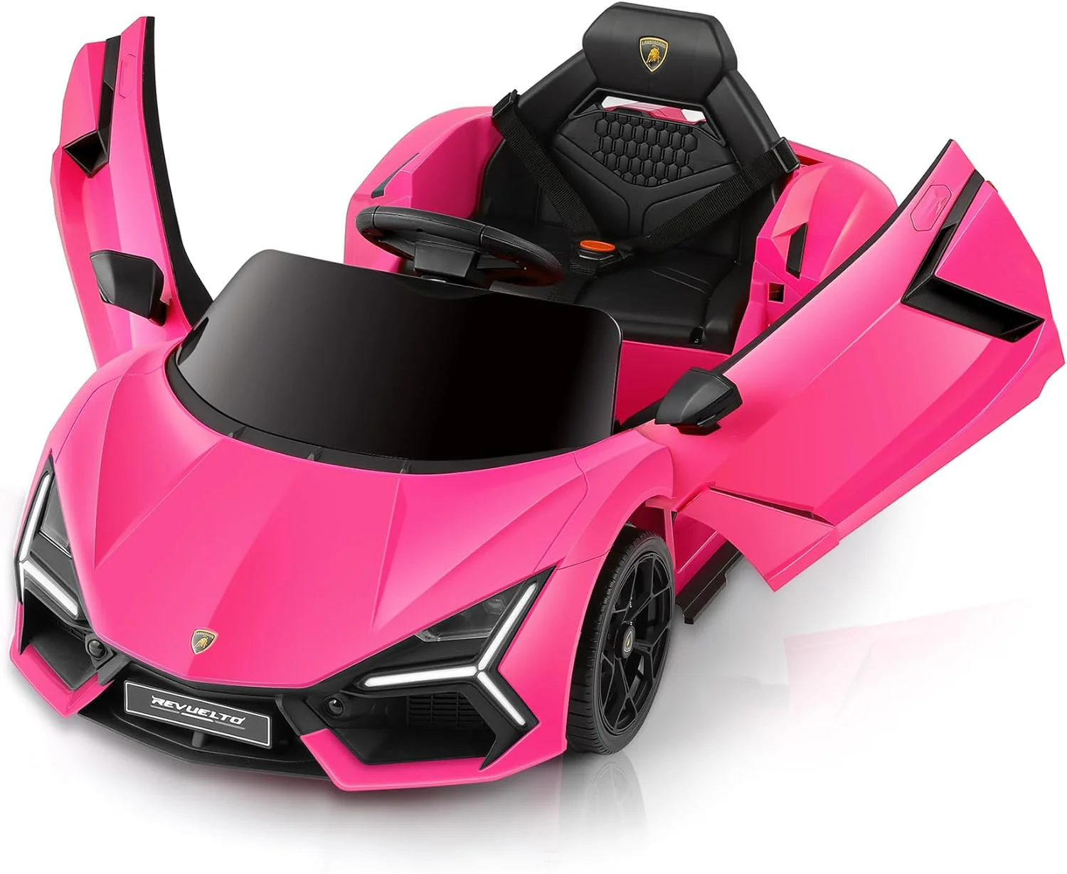 Licensed Lamborghini Electric Ride-On Car for Kids with Scissor Doors and Remote Control