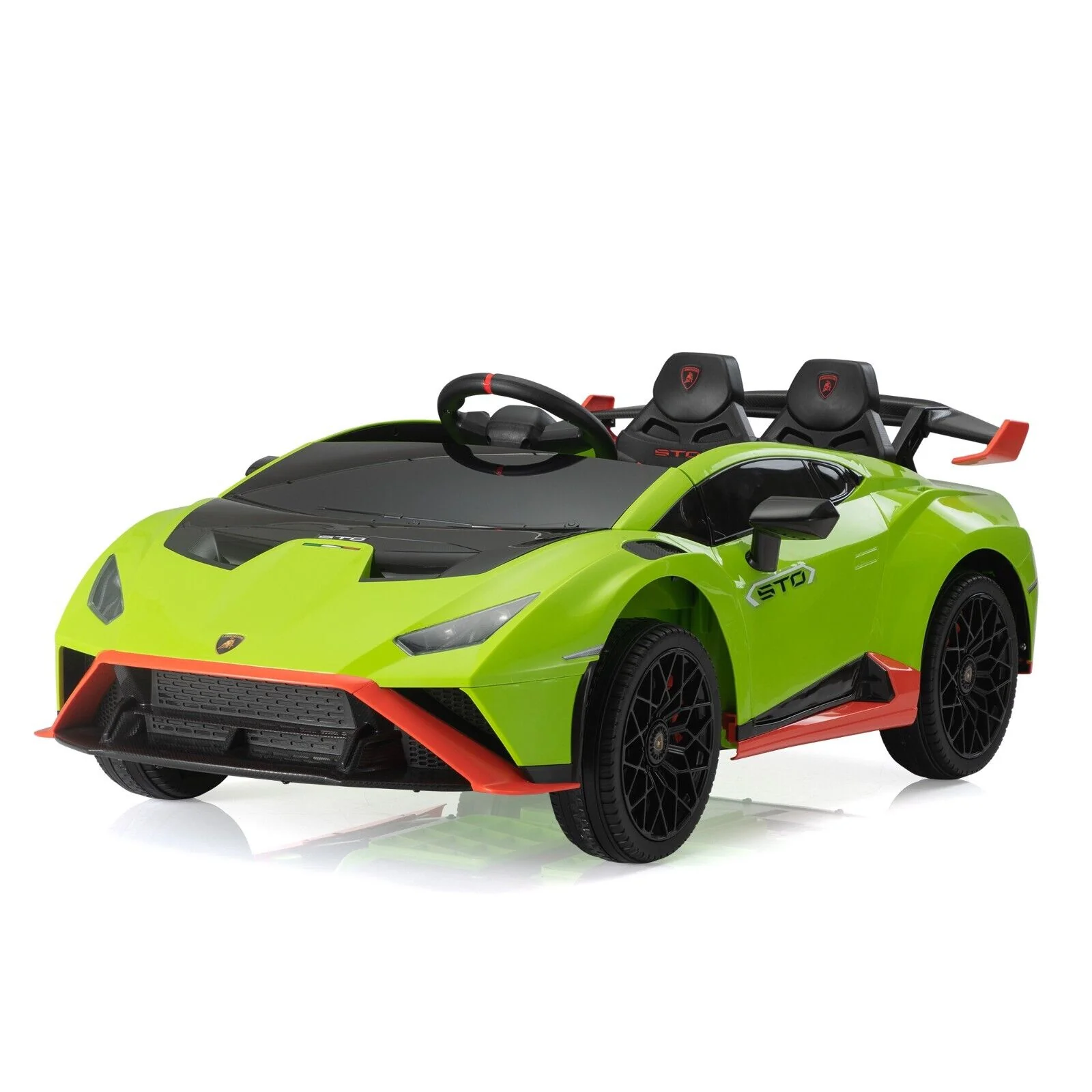 Licensed Lamborghini STO Ride On Car for Kids with RC and Music - 12V Electric Vehicle - Image 4