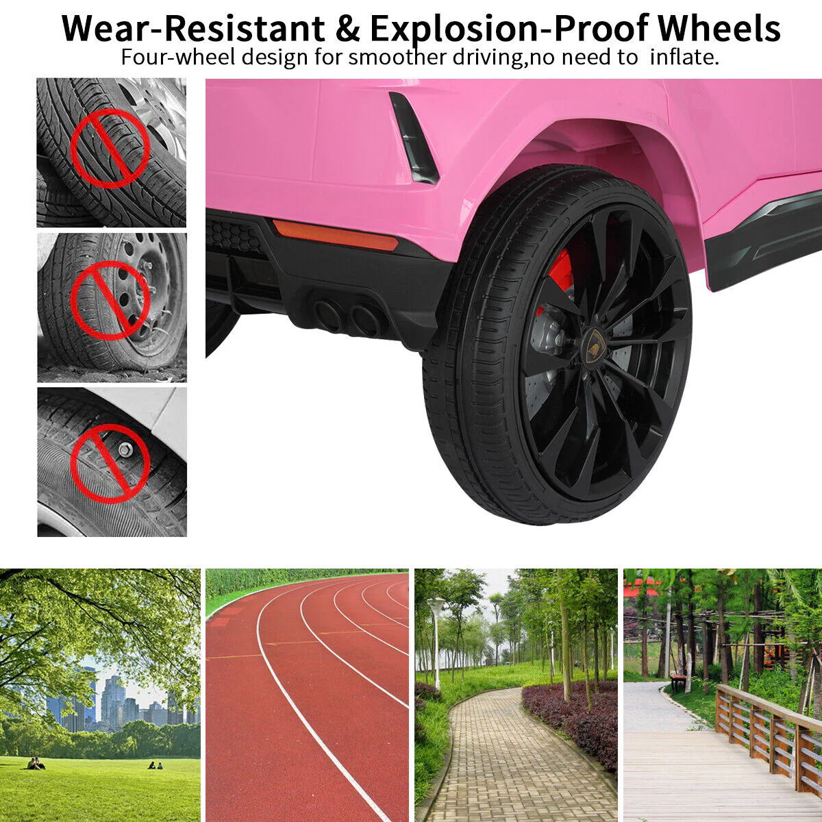 Licensed Lamborghini Urus SUV Ride-On Car for Kids with Remote Control and MP3 Player - 12V - Image 13