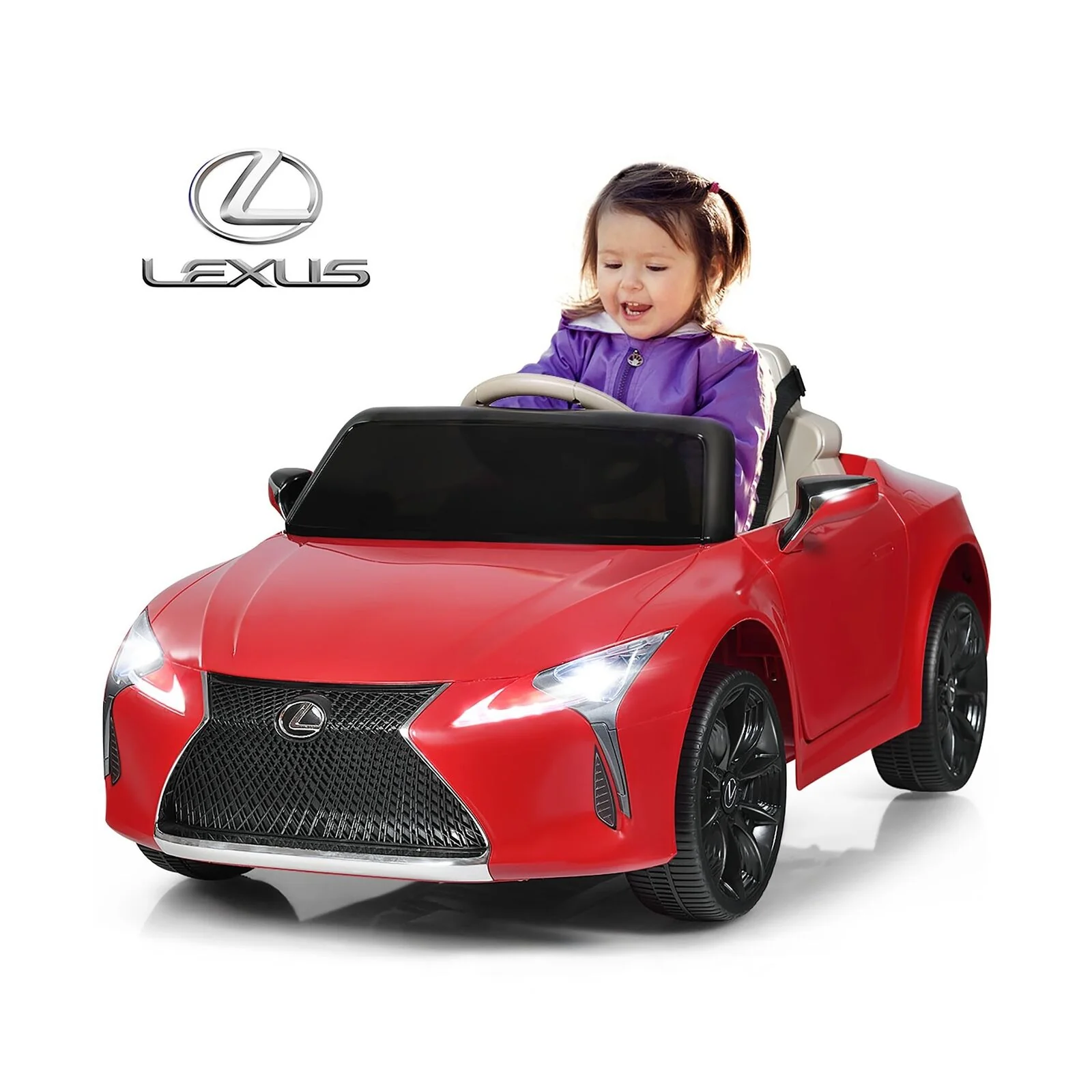 Licensed Lexus LC500 12V Electric Ride-On Car with Remote Control for Kids - Image 5
