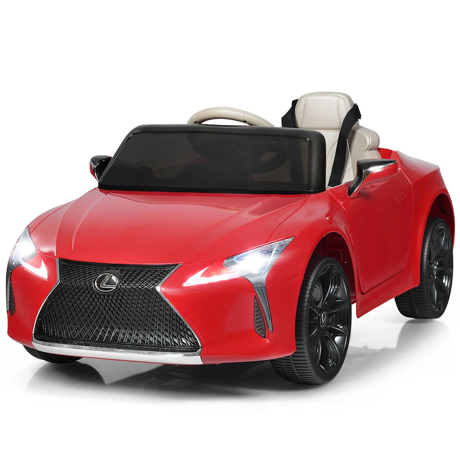 Licensed Lexus LC500 Kids Ride On Car with MP3 and Remote Control - Red (12V) - Image 4