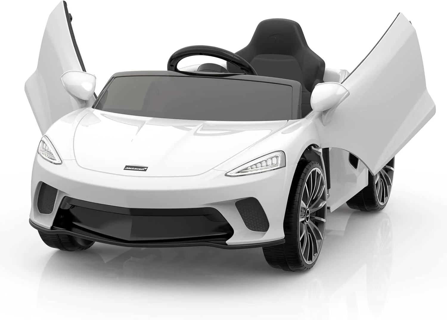 Licensed McLaren Ride-On Car with Hydraulic Doors, Remote Control, 2 Speeds, and Music - Image 8