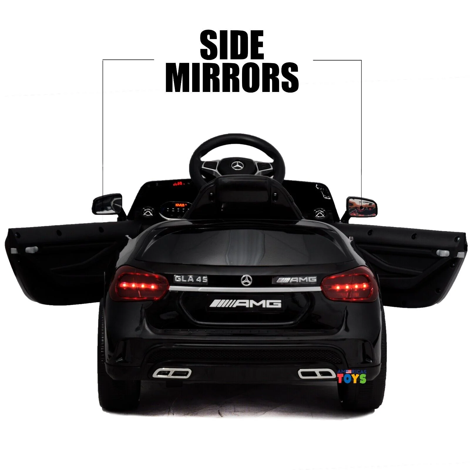 Licensed Mercedes-Benz 12V Kids Ride On Car with R/C and MP3 Music - Available in Multiple Colors - Image 11
