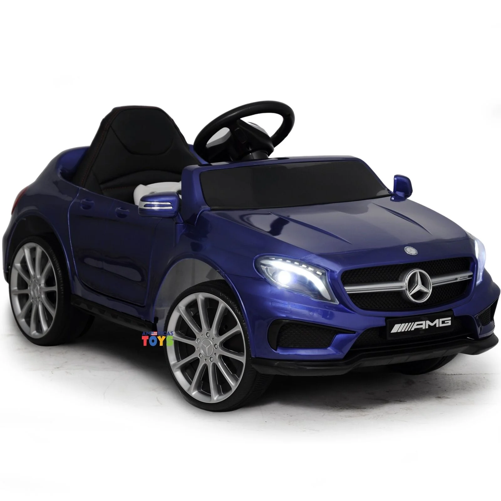 Licensed Mercedes-Benz 12V Kids Ride On Car with R/C and MP3 Music - Available in Multiple Colors - Image 17