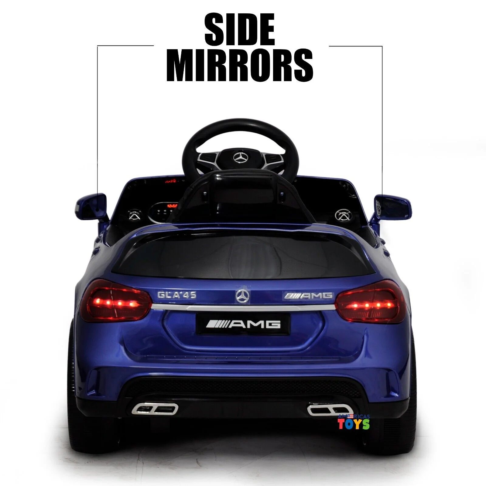 Licensed Mercedes-Benz 12V Kids Ride On Car with R/C and MP3 Music - Available in Multiple Colors - Image 20