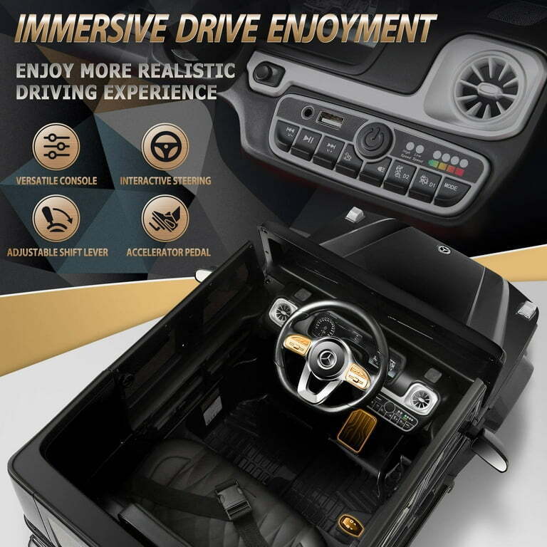 Licensed Mercedes-Benz 12V Kids Ride On Car with Remote Control and 3 Speeds - Brand New SUV Toy Truck - Image 14