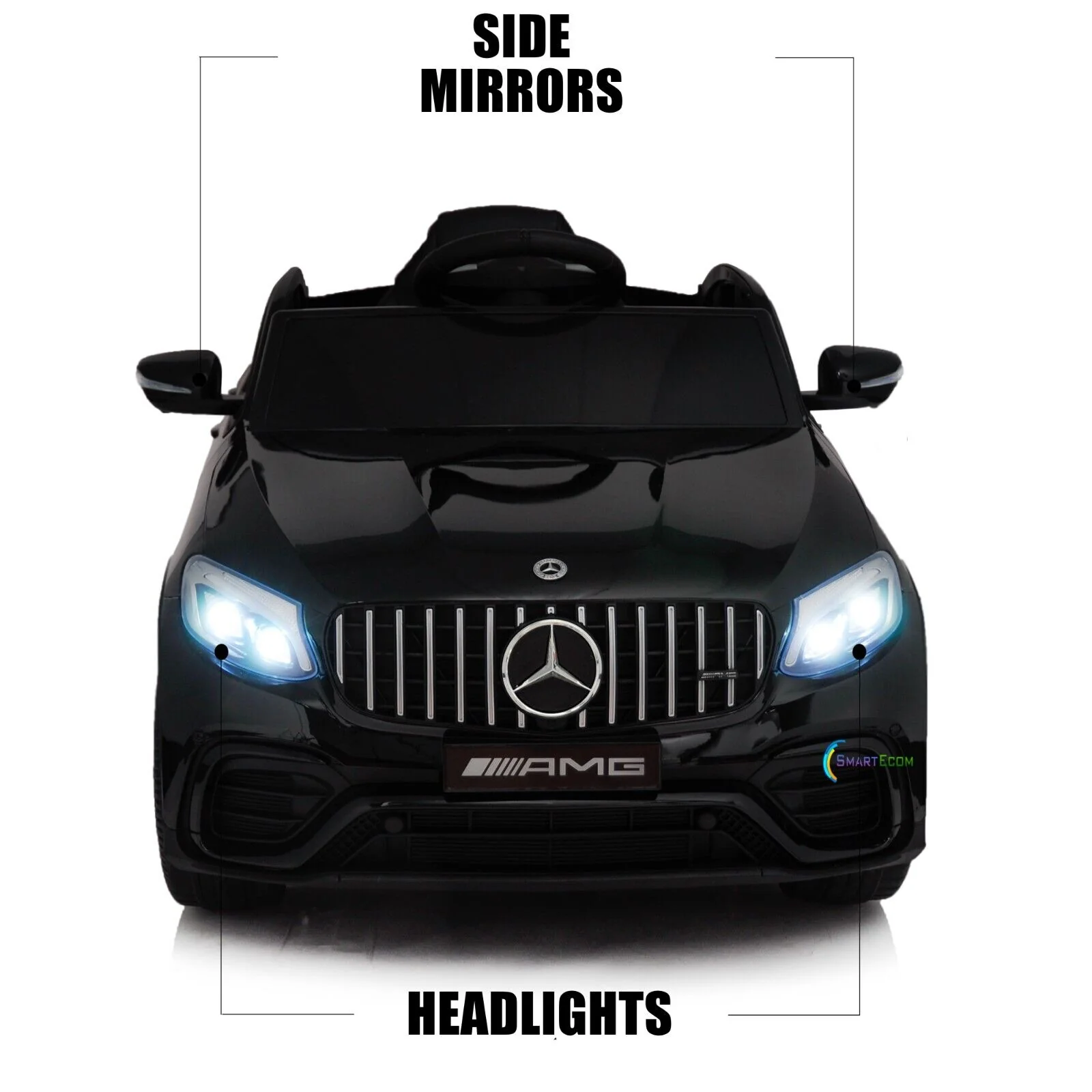 Licensed Mercedes-Benz 12V One Seater Car with R/C and MP3 - Available in Multiple Colors - Image 11