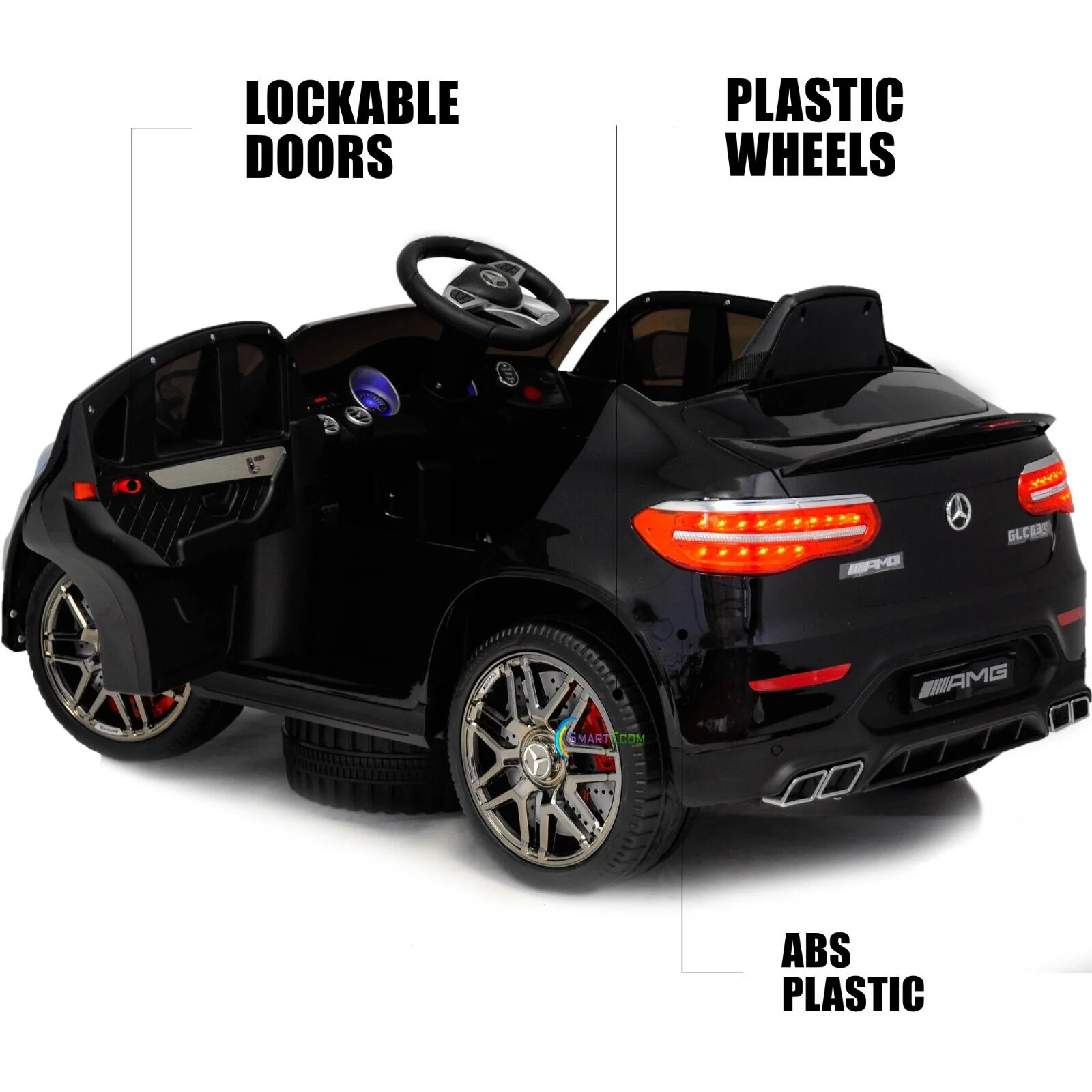 Licensed Mercedes-Benz 12V One Seater Car with R/C and MP3 - Available in Multiple Colors - Image 12