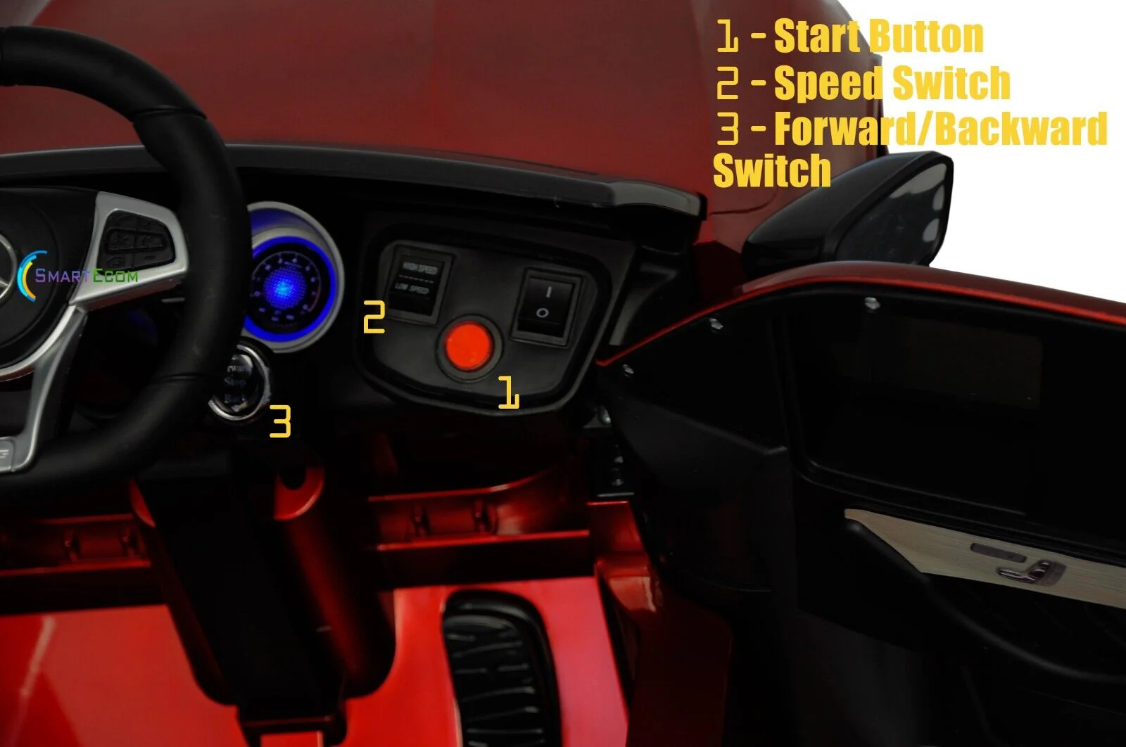 Licensed Mercedes-Benz 12V One Seater Car with R/C and MP3 - Available in Multiple Colors - Image 32