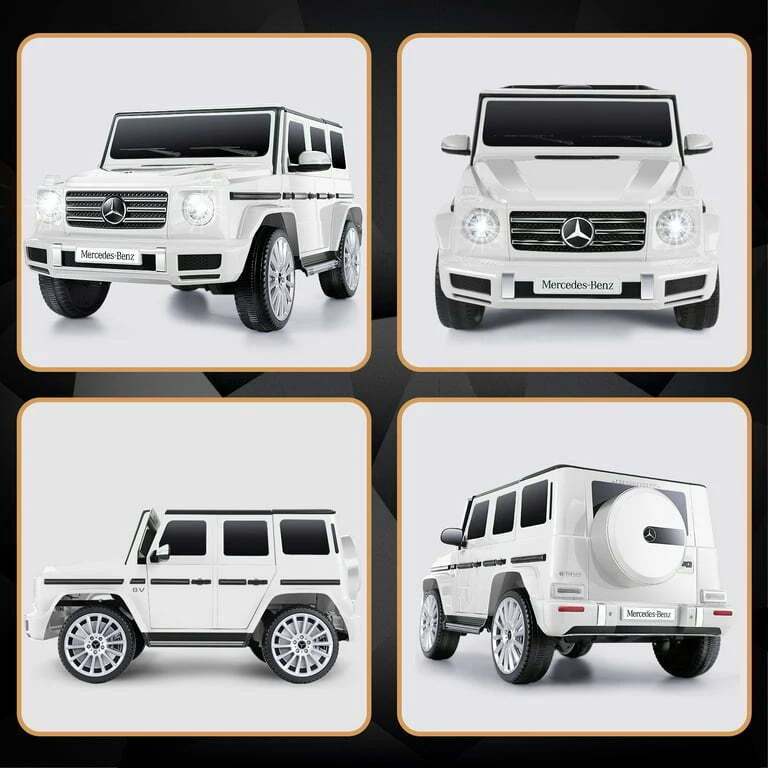 Licensed Mercedes-Benz 12V Ride On Car for Kids with Remote Control and LED Lights - 3 Speed Options - Image 46