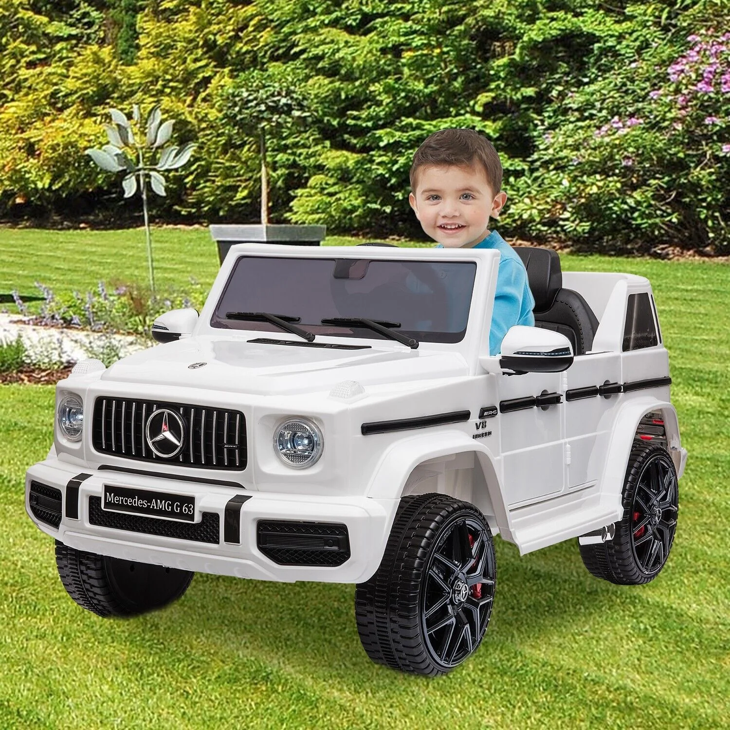 Licensed Mercedes Benz AMG Electric SUV Ride-On Car for Kids - 12V with Remote Control - Image 12