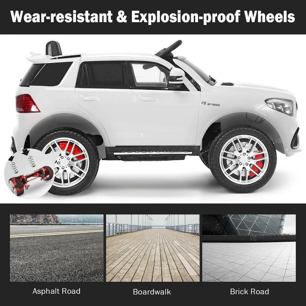 Licensed Mercedes Benz Electric Ride-On Car for Kids with MP3 and Remote Control - Image 4
