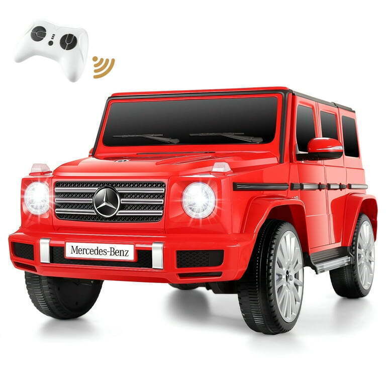 Licensed Mercedes-Benz G500 12V Ride-On Car with Remote Control and AUX/USB Connectivity for Kids - Image 18