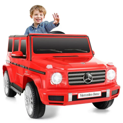Licensed Mercedes-Benz G500 4WD Battery Powered Ride-On Car for Kids (12V) - Image 2