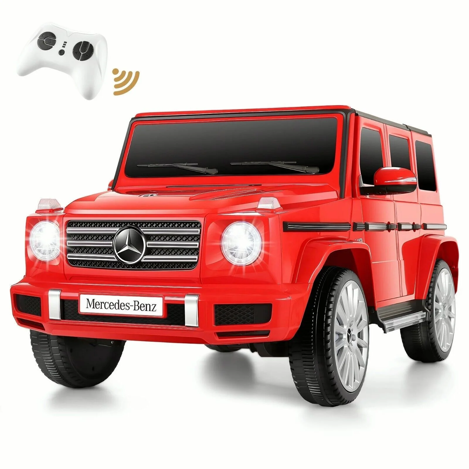 Licensed Mercedes Benz G500 4WD Electric Ride On Car for Kids with Remote Control and LED Lights - 12V - Image 33