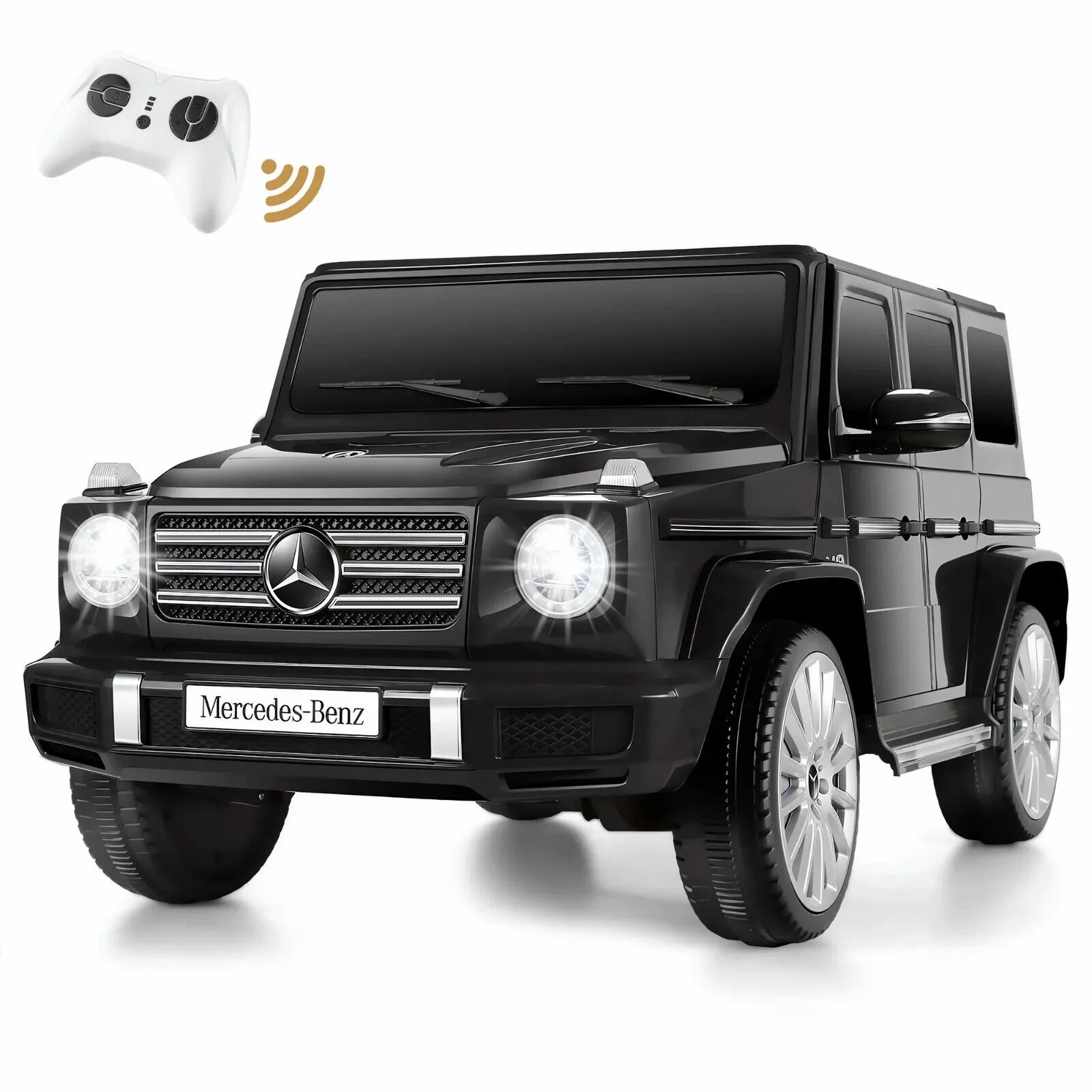 Licensed Mercedes Benz G500 4WD Electric Ride-On Car for Kids with Remote Control and MP3 Player