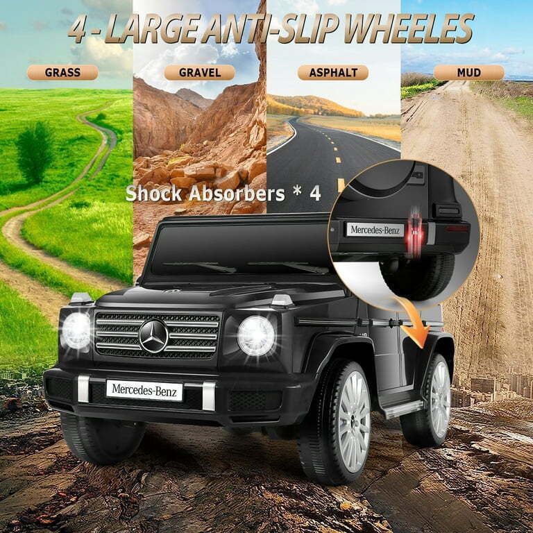 Licensed Mercedes-Benz G500 4WD Kids Ride-On SUV with Remote Control - A+ Quality - Image 15