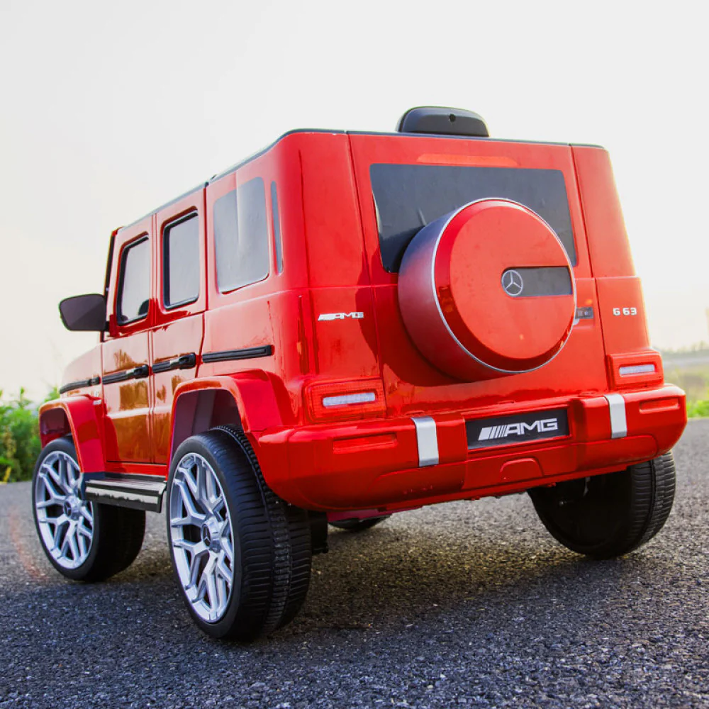 Mercedes Benz G63 12V Electric Kids Ride-On Car with Remote Control Red - Image 17