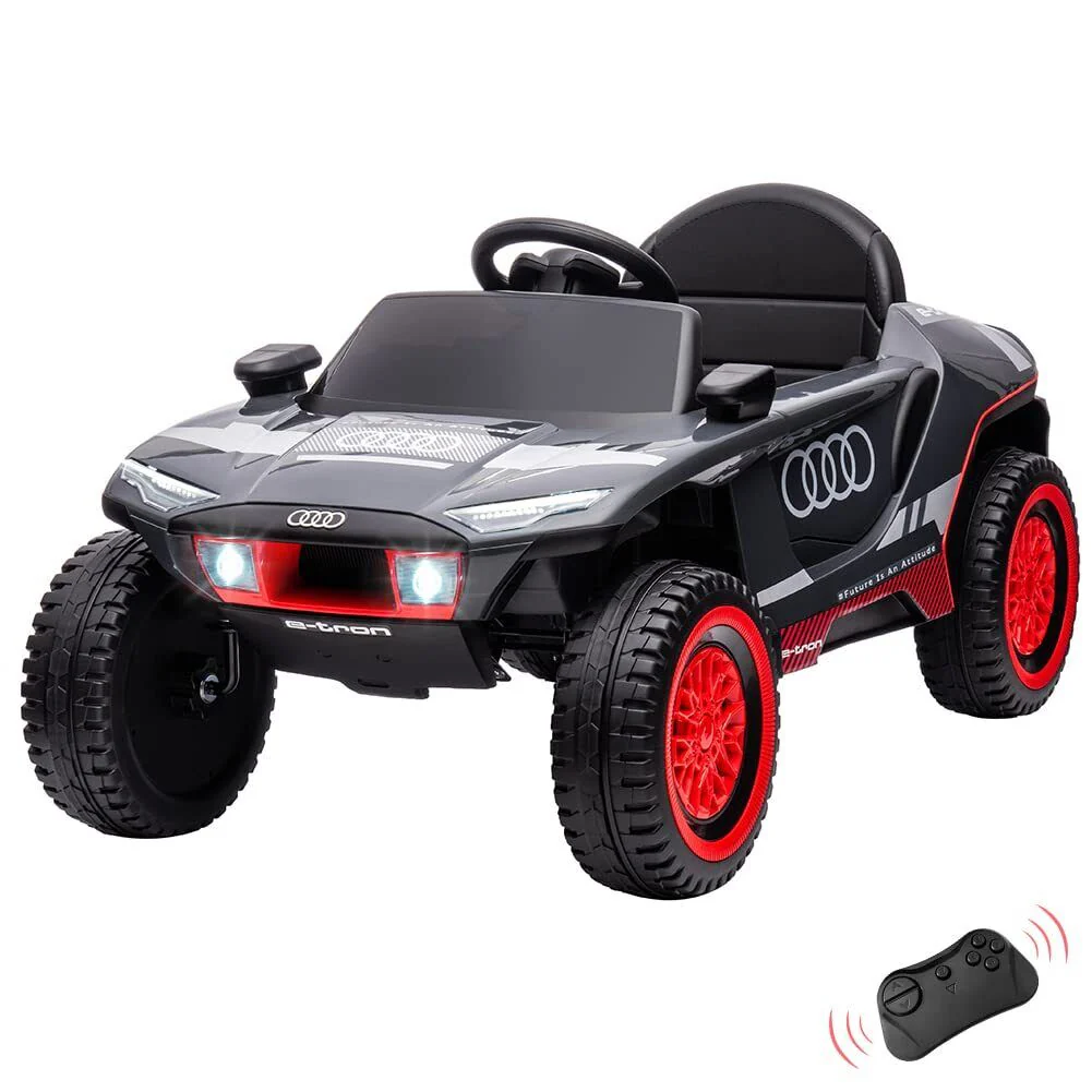 Licensed RS E-trons Racing Car 12V Ride-On with Remote Control for Kids - Image 10