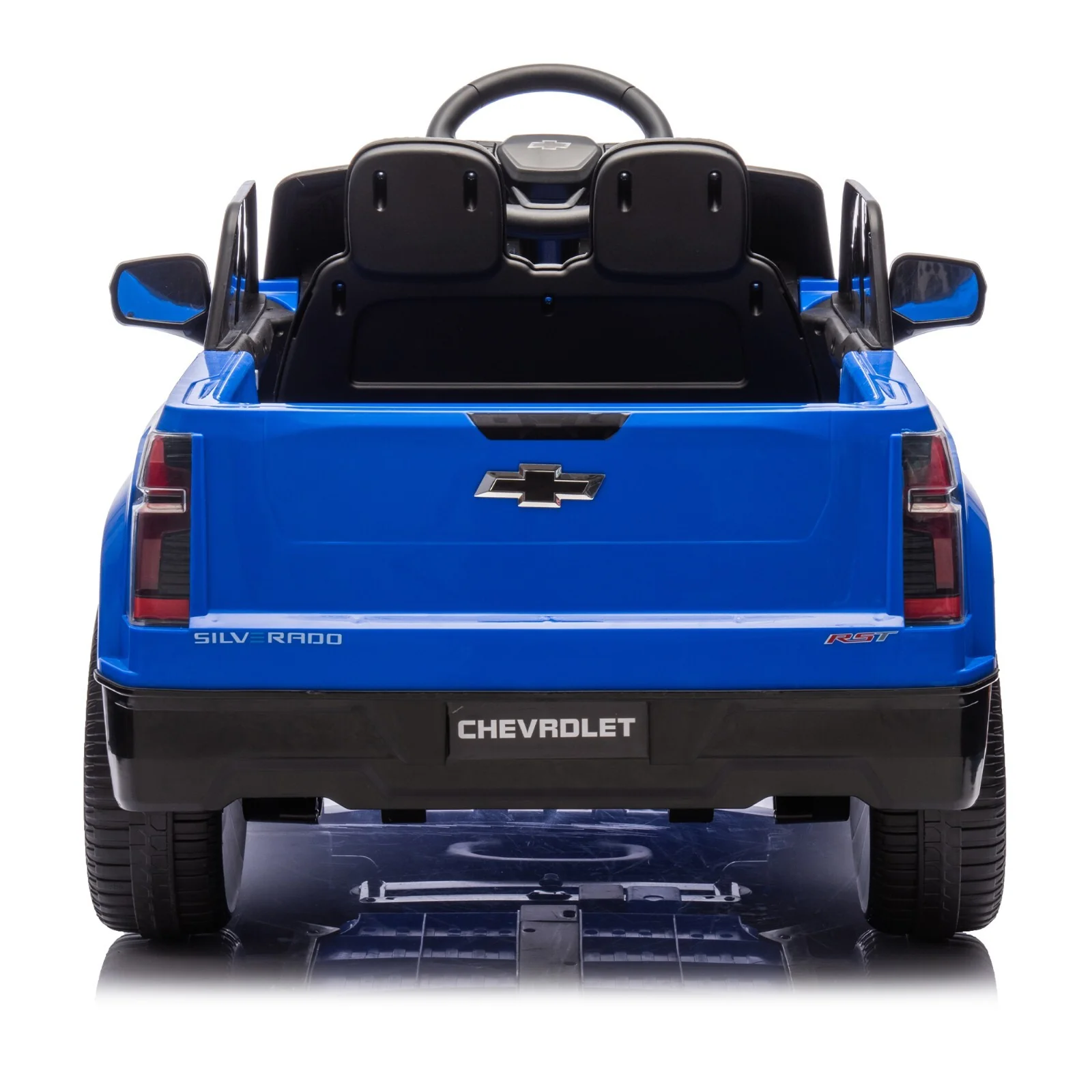 24V Electric Silverado Ride-On Truck for Kids 2-Seater with Remote Control - Image 5