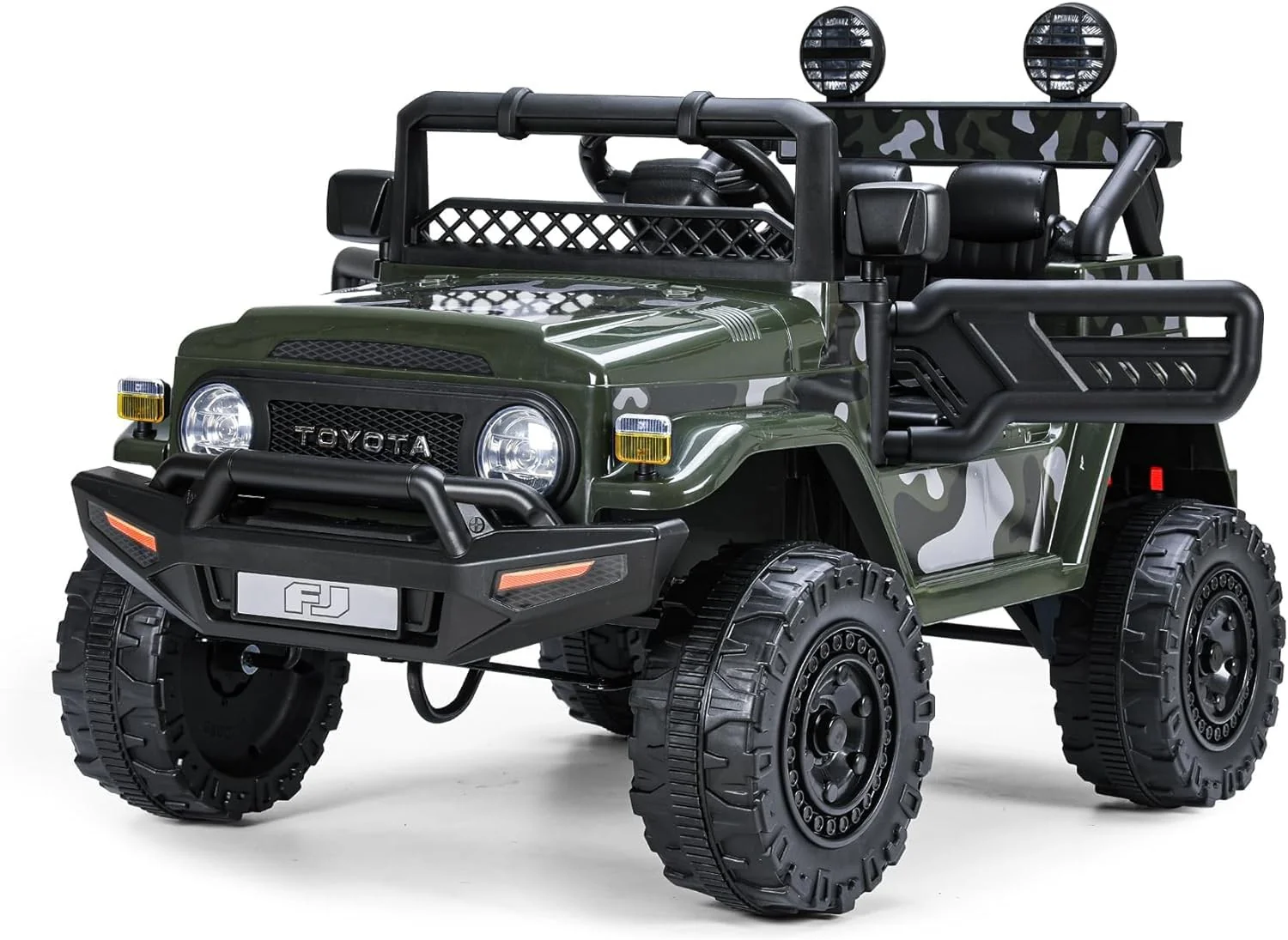 12V Licensed Toyota FJ Cruiser Electric Ride-On Truck with 7AH Battery for Toddlers - Image 7
