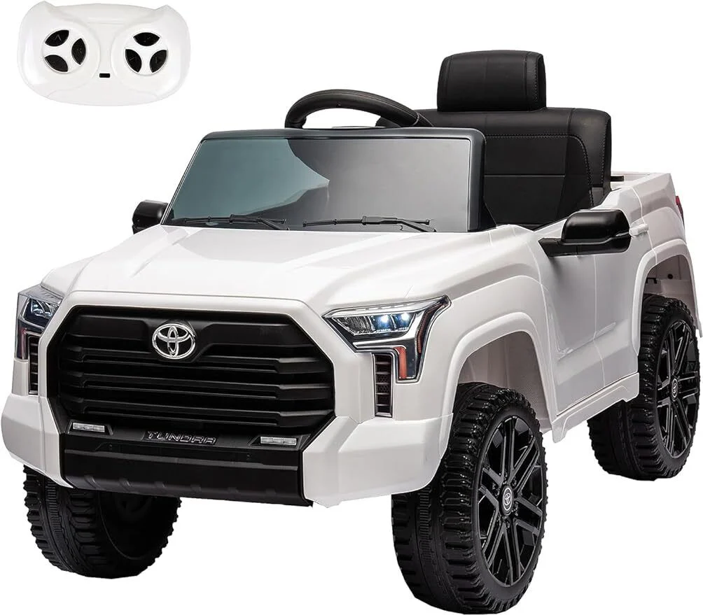 Licensed Toyota Tundra Pickup Electric Car for Kids - 12V 2-Seater Ride On Truck - Image 5