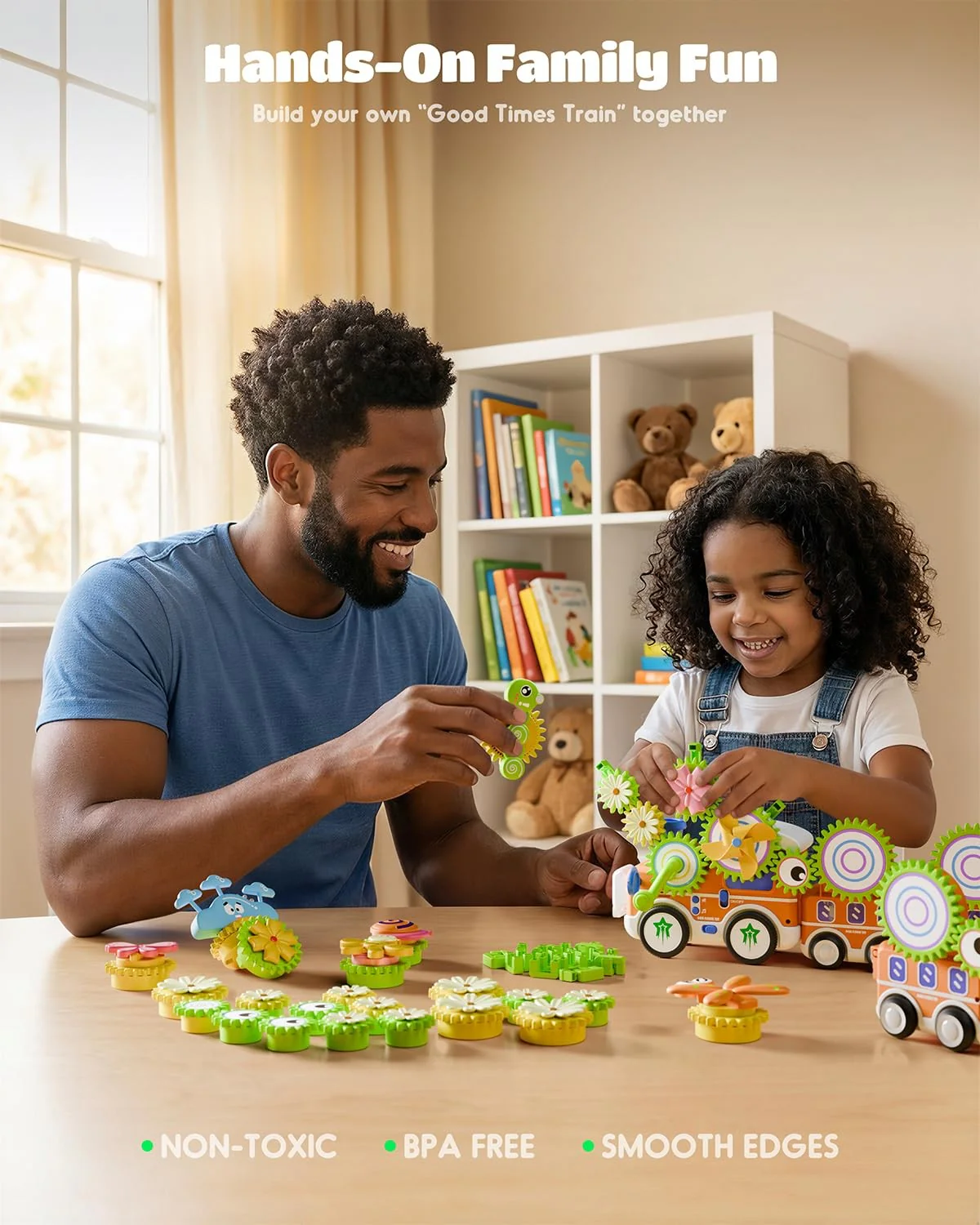 Montessori Musical Train Set for Toddlers Aged 3-5 - Image 6