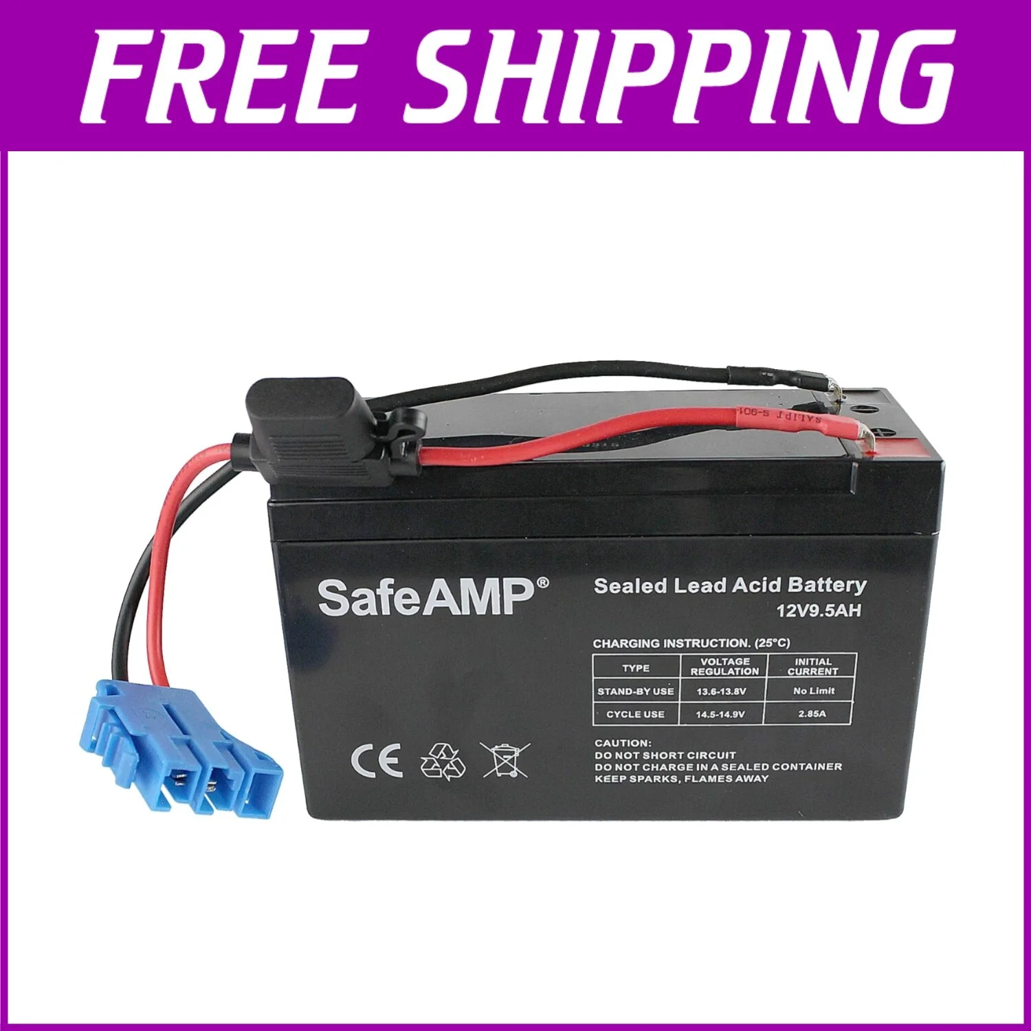 Lightweight 12V Lead Acid Battery for Peg Perego and John Deere Ride-On Vehicles - Image 4