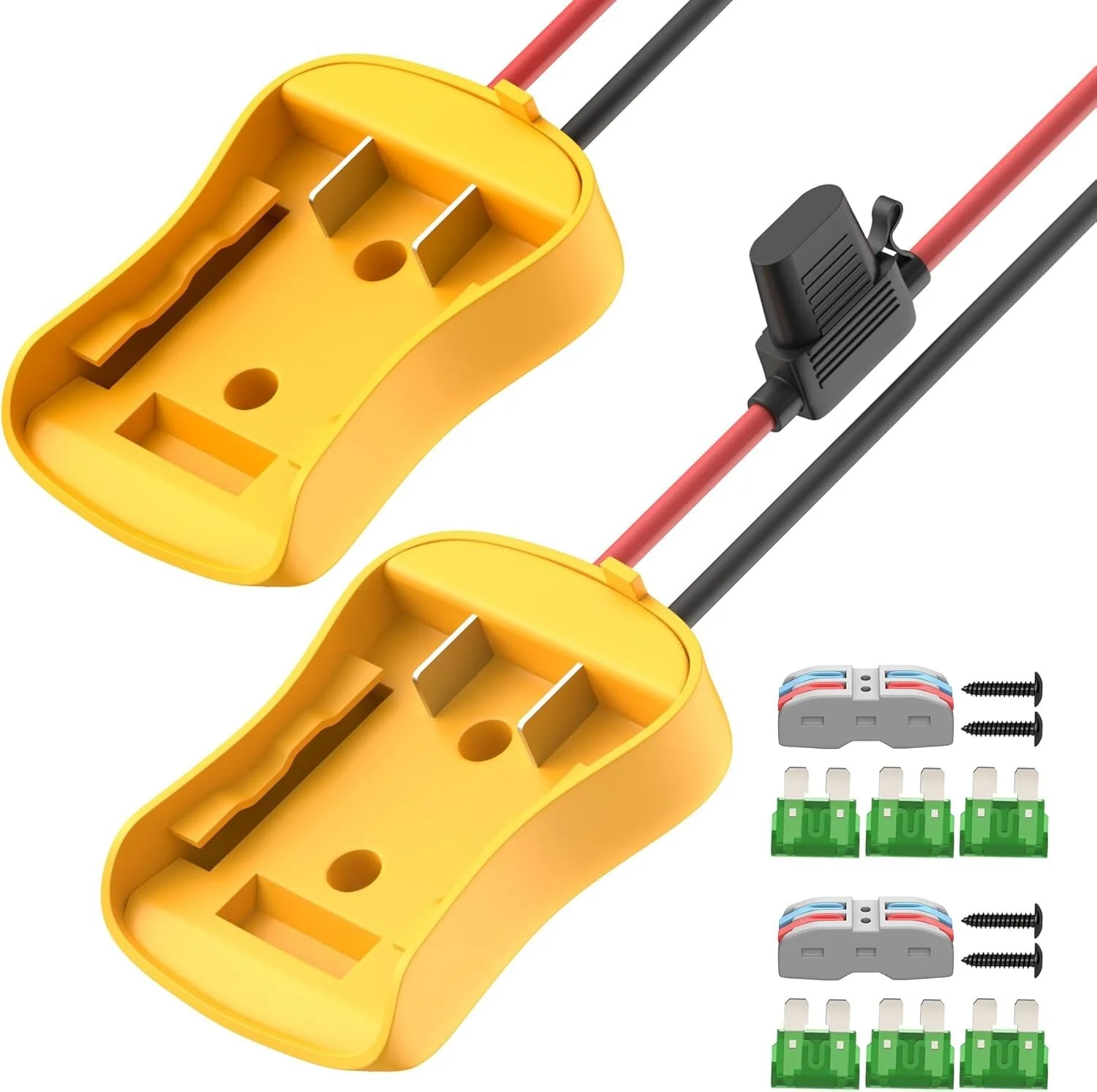 Lightweight 20V Battery Converter Kit with 30A Fuses for RC Cars and DIY Projects - Image 3