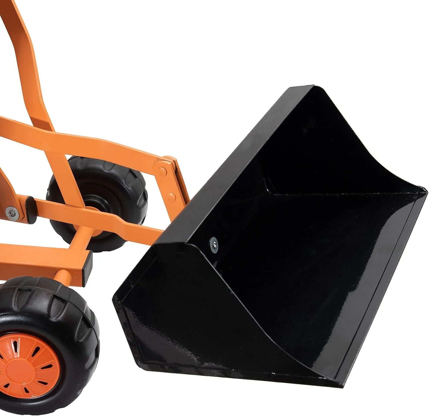 Lightweight Metal Ride-On Bulldozer Toy with Wide Shovel for Young Children - Image 7
