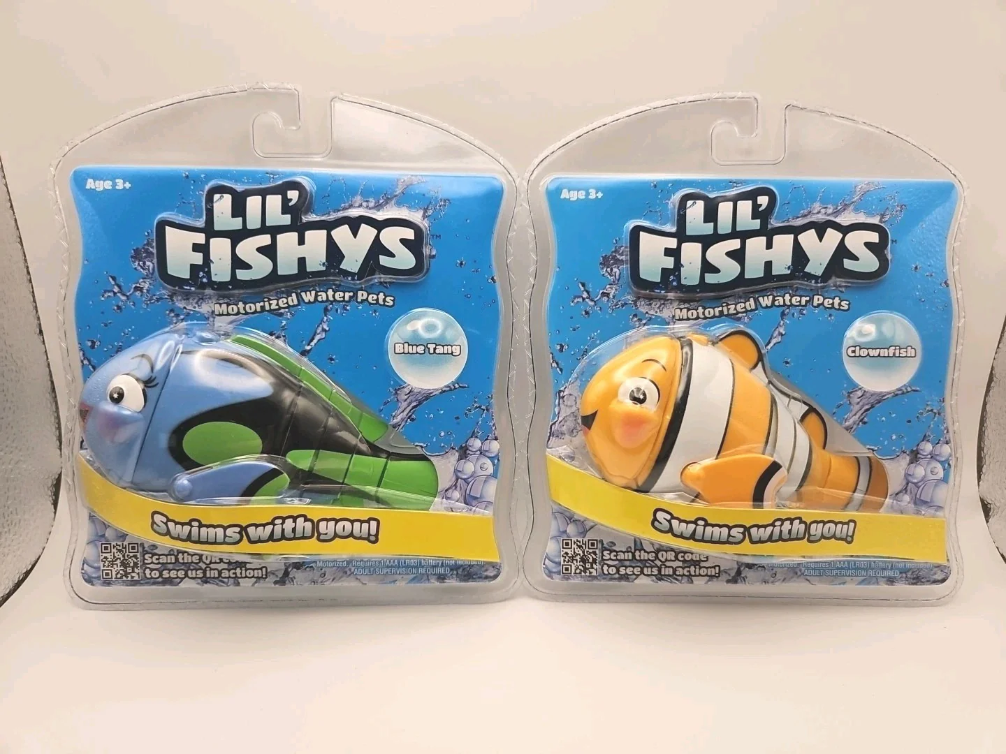 Motorized Water Pets Toy Set - Lil' Fishys Nemo and Dory Fish 2015