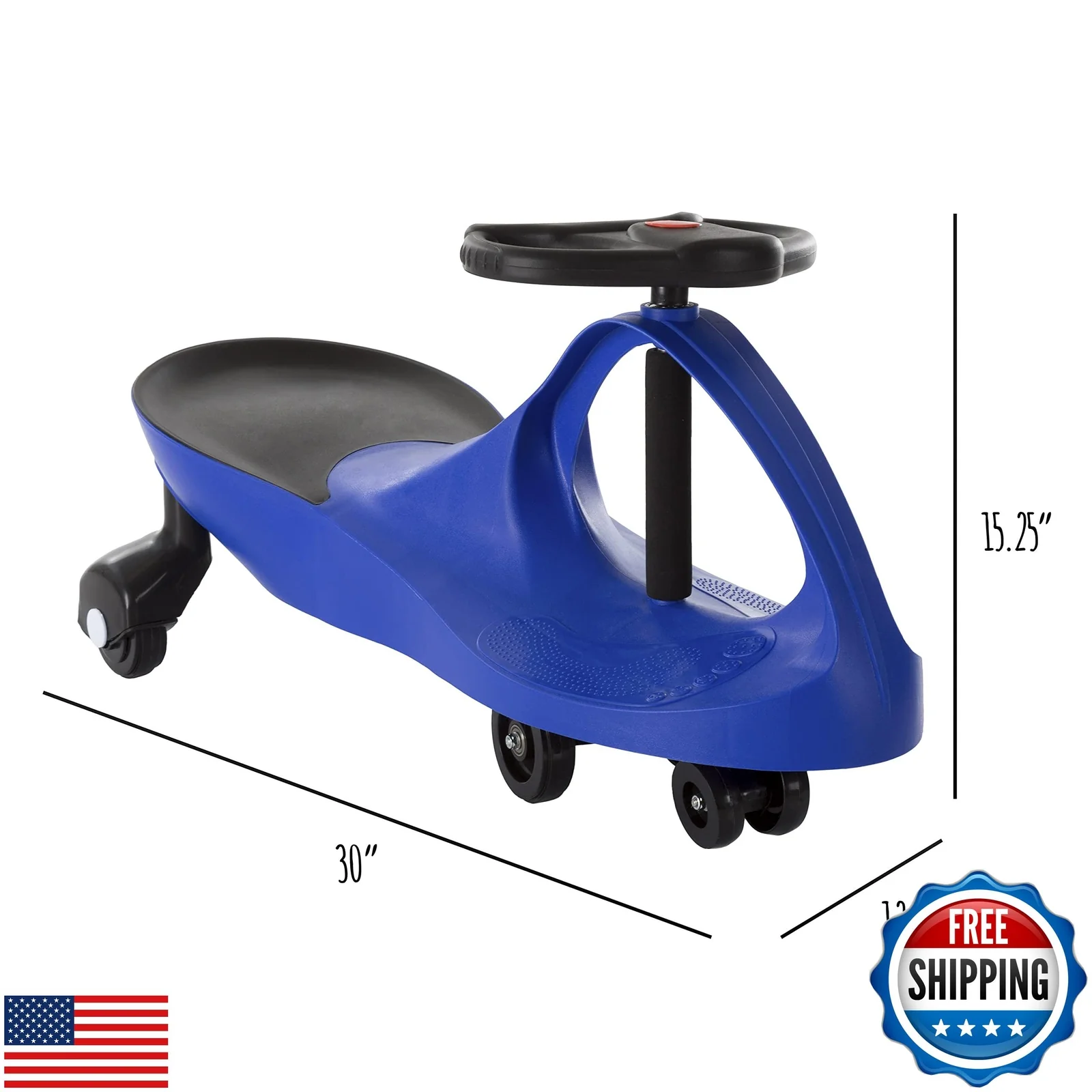 Little Rider Wiggle Car Ride-On Toy – Battery-Free, Gearless, Pedal-Free Fun - Image 2
