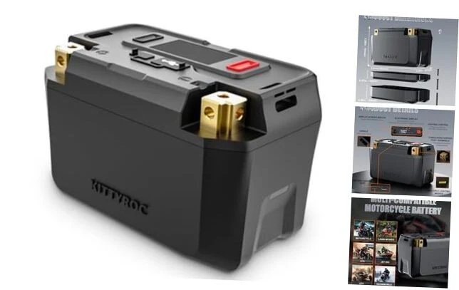 12V 4Ah 500A LiFePO4 Lithium Motorcycle and Powersports Battery for ATV