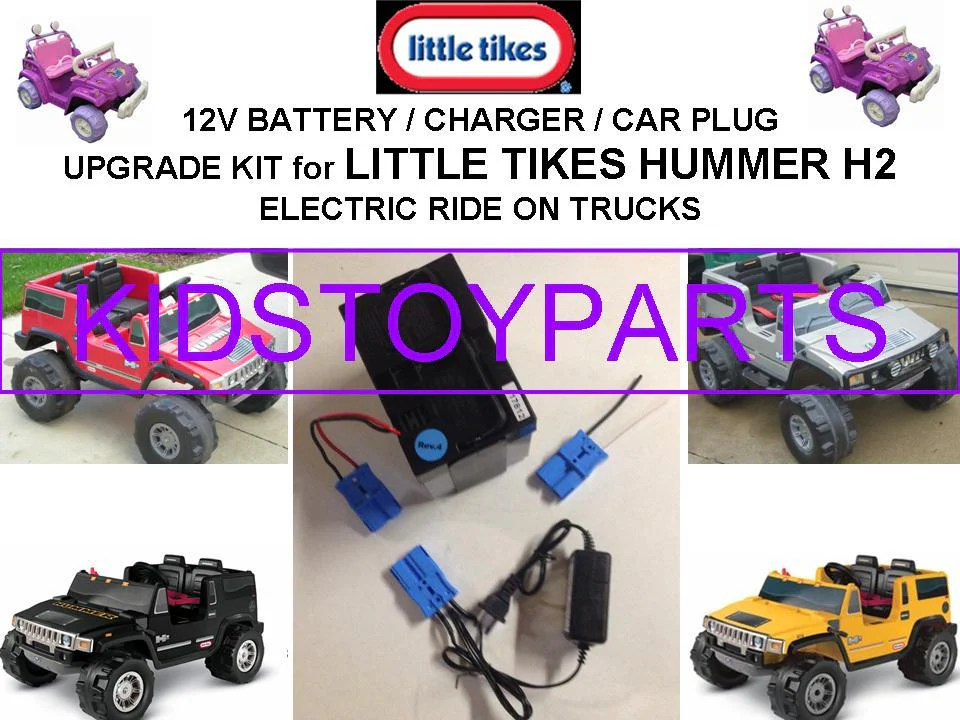 Little Tikes Hummer H2 Rechargeable Toy Car with Long-Lasting Battery and Charger - Image 2