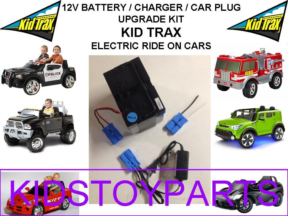 Long-Lasting 12V Rechargeable Battery and Charger Replacement for Kid Trax Cars with Car Plug - Image 3