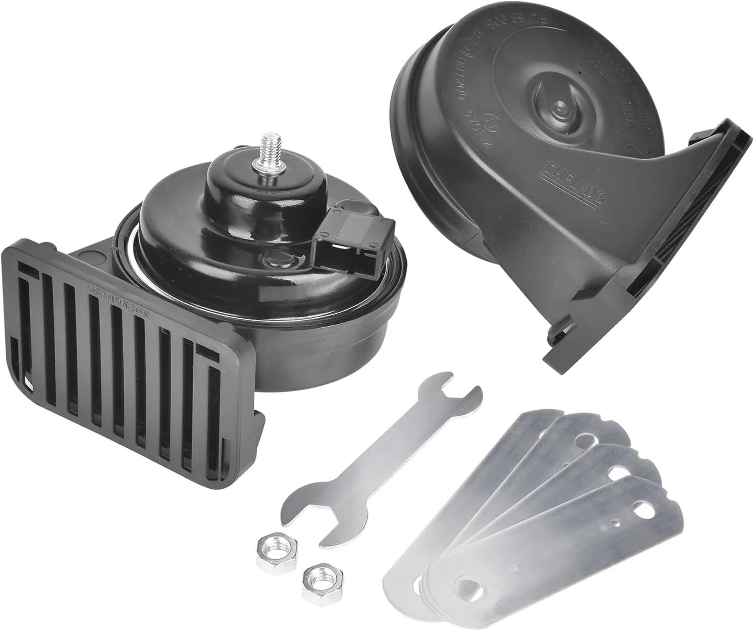 12V Waterproof Electric Car Horn Kit for Toyota with High and Low Tone Snail Horn