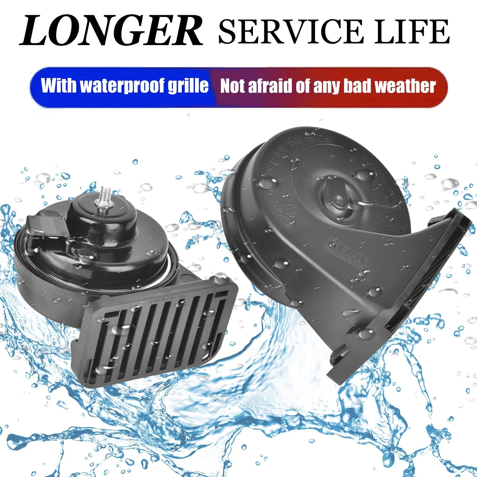 12V Waterproof Electric High/Low Tone Car Replacement Horn Kit for Toyota - Image 5