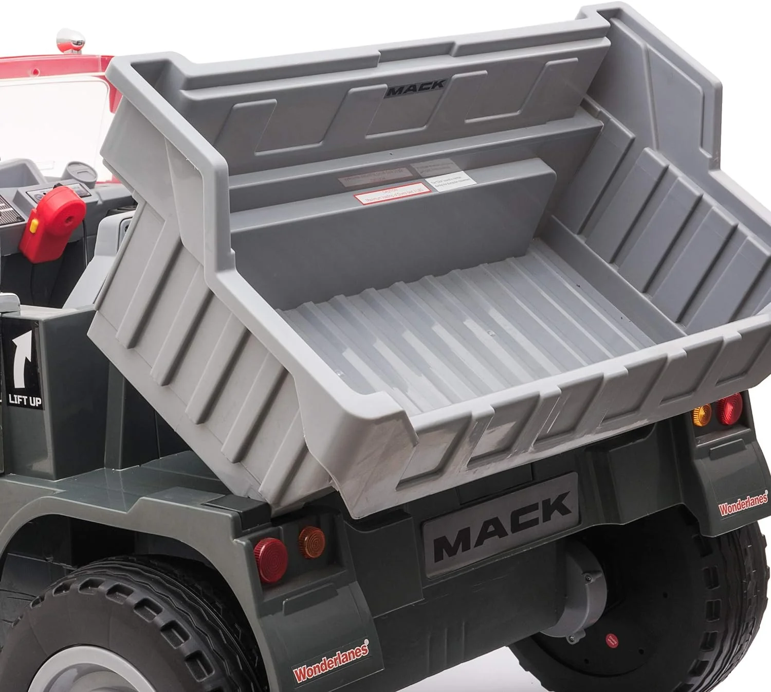 Mack Truck 2 Seater Children's Electric Car W/Mack Hood Ornament - Image 8