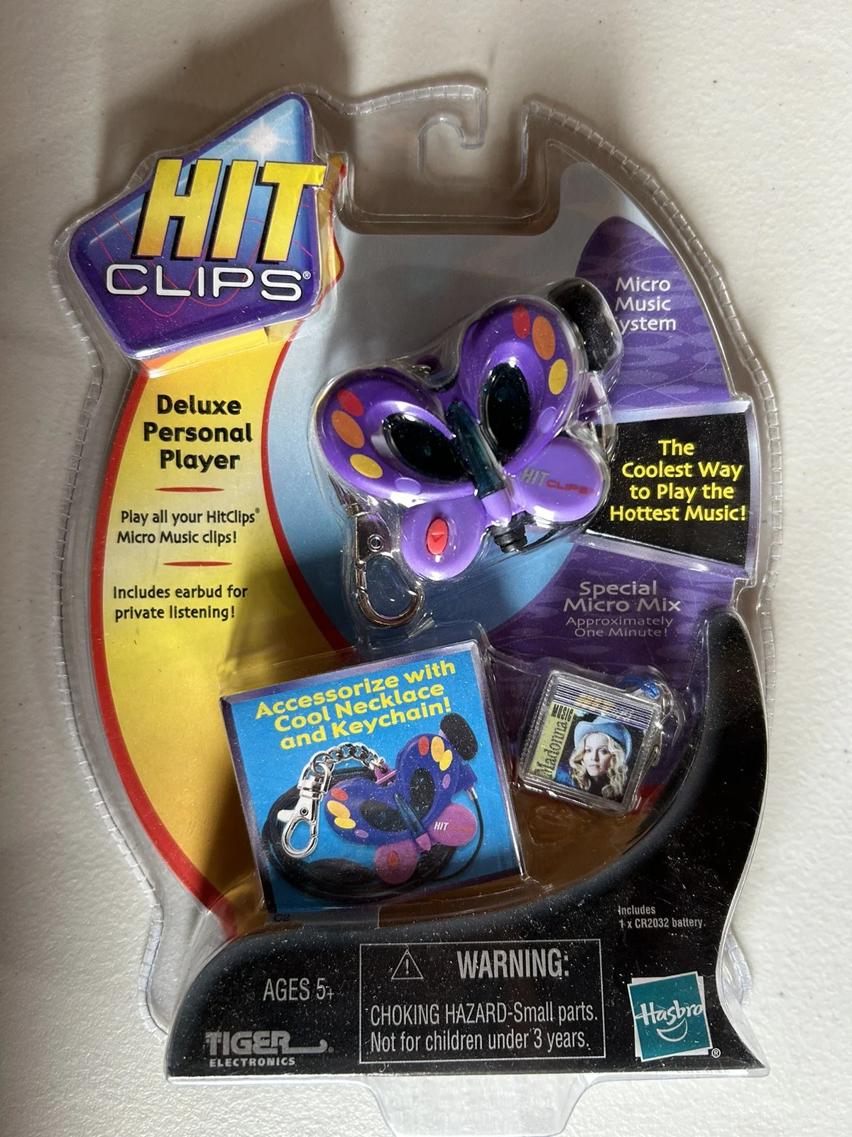 Madonna Y2K Collectible HitClips Flower Music Player (Mint Condition)