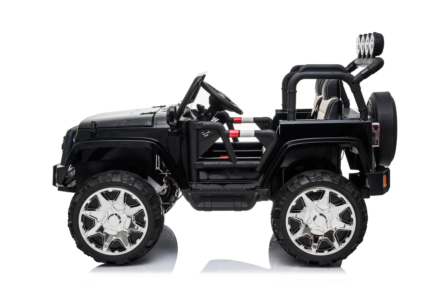2 Seater 24 Volt 4x4 Electric Ride On Jeep Style Rubber Tires Fully Loaded Truck ATV UTV For Kids W/Magic Cars® Wireless Parental Control - Image 28