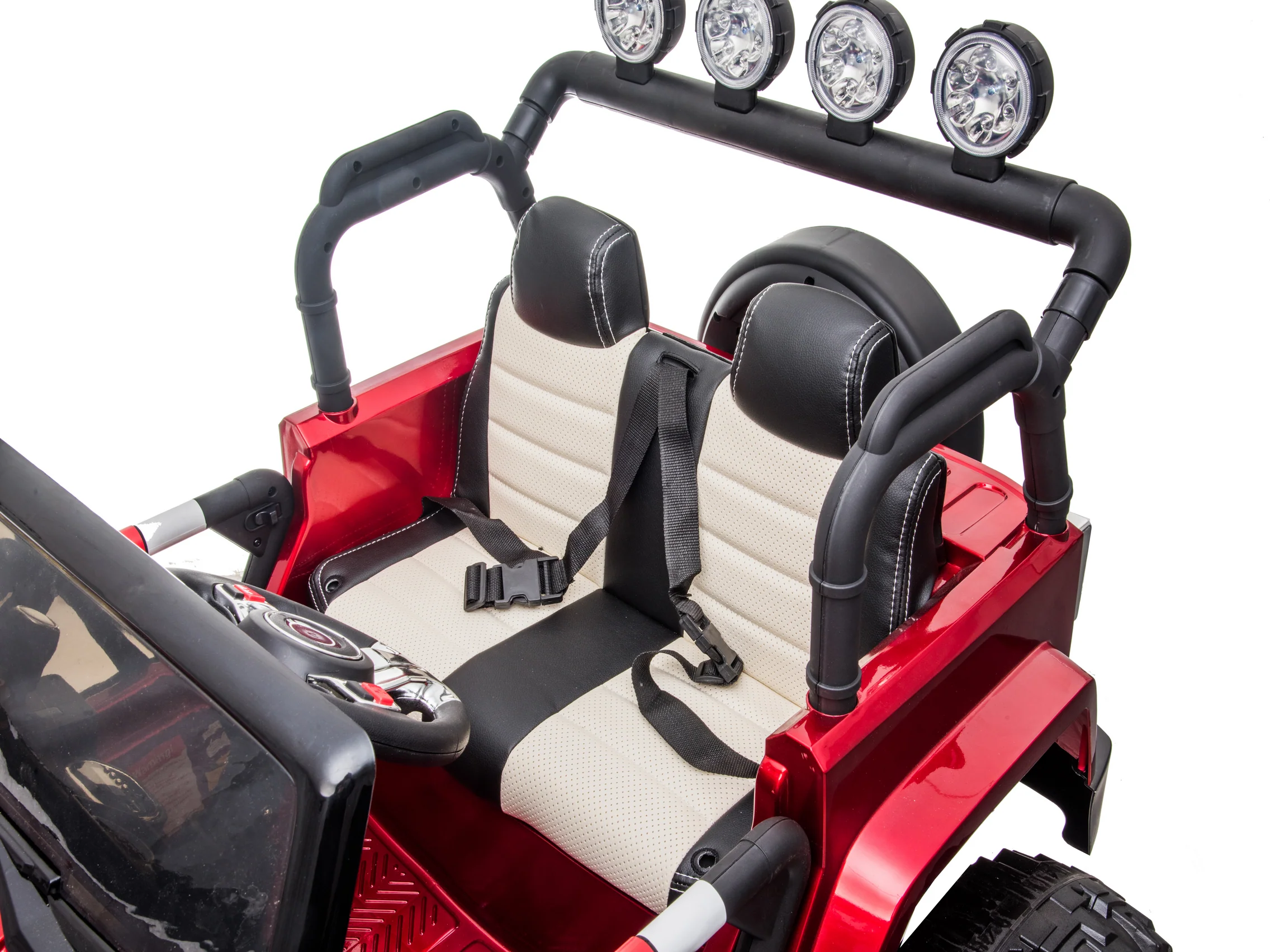 2 Seater 24 Volt 4x4 Electric Ride On Jeep Style Rubber Tires Fully Loaded Truck ATV UTV For Kids W/Magic Cars® Wireless Parental Control - Image 56